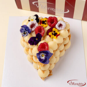 Milhojas de San Valentín